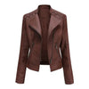 ModeParisienne® sportjas zwart zacht leren dames zomerjas