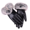 ModeParisienne® Marlene - Guanti in pelle invernali eleganti per calore estremo ed eleganza
