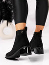 ModeParisienne® Carla - Stijlvolle Zwarte Laarsjes