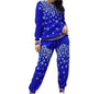 Casual Brei Dames Broek Trui Set - ModeParisienne® Delmara | Casual Brei Dames Broek Trui Set - Blauw - Zarandi Amsterdam