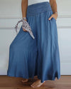 Comfortabele Stretch Taillebroek - ModeParisienne® Marente | Comfortabele Stretch Taillebroek - Blauw - S - Zarandi Amsterdam