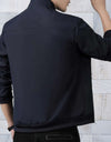 Claxton - Giacca casual in poliestere con collo alto e chiusura lampo continua