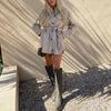 ModeParisienne® Brianna - Cappotto da donna | Cappotto intermedio in lana alla moda di media lunghezza