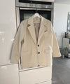 ModeParisienne® Vilma | Beige Oversized Casual Blazer voor Vrouwen | Moeiteloze Chic en Comfort