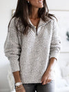 Seraphina - Maglione lavorato a maglia con cerniera
