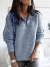 Seraphina - Maglione lavorato a maglia con cerniera