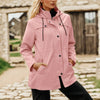 ModeParisienne® roze lichtgewicht waterdichte winddichte lange zomerjas