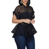 Chique Transparante Vloeiende Top - ModeParisienne® Elvirana | Chique Transparante Vloeiende Top - S - Zarandi Amsterdam