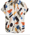 Graffiti Slim Fit Heren Shirt - Wendelin | Graffiti Slim Fit Heren Shirt - S - Zarandi Amsterdam