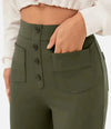 ModeParisienne® Savannah - Pantaloni elasticizzati a vita alta