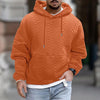 Almer - Heren Casual Geprinte Kangaroo Pocket Lange Mouw Hoodie