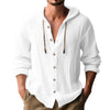 Carlito - Heren Effen Kleur Enkel Borst Langslaven Hoodie