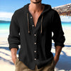Carlito - Heren Effen Kleur Enkel Borst Langslaven Hoodie