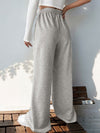 ModeParisienne® Zobella | Pantaloni a gamba larga elasticizzati comodi con vita elasticizzata