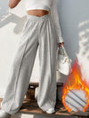 ModeParisienne® Zobella | Pantaloni a gamba larga elasticizzati comodi con vita elasticizzata