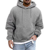 Almer - Heren Casual Geprinte Kangaroo Pocket Lange Mouw Hoodie