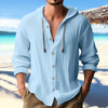 Carlito - Heren Effen Kleur Enkel Borst Langslaven Hoodie