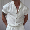 Elvano | Klassiek Heren Gestreept Lapel Shirt