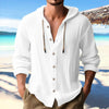 Carlito - Heren Effen Kleur Enkel Borst Langslaven Hoodie