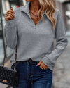 ModeParisienne® Elise - Elegante maglione con scollo a V per donna