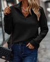 ModeParisienne® Elise - Elegante maglione con scollo a V per donna