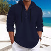 Anthony - Heren Effen Losse Hoodie Lange Mouwen Casual Shirt voor Elke Dag