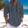 Anthony - Heren Effen Losse Hoodie Lange Mouwen Casual Shirt voor Elke Dag