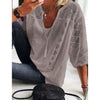 ModeParisienne® Linnea Blouse met 3/4 Mouwen
