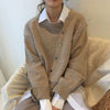 ModeParisienne® Olivia - Gilet in cashmere con dettagli a bottoni