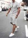 Casual Heren Outfit - Renos | Casual Heren Outfit - Wit - S - Zarandi Amsterdam