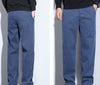 Men's Wide - Leg Trousers - Harmen | Men's Wide - Leg Trousers - Blauw - S - Zarandi Amsterdam