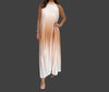 Gradient Plissé Mouwloze Top - ModeParisienne® Linora | Gradient Plissé Mouwloze Top - Khaki - S - Zarandi Amsterdam