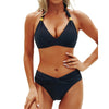 Flatterende Twee - Delige Bikini Set - ModeParisienne® Joyce | Flatterende Twee - Delige Bikini Set - Zwart - S - Zarandi Amsterdam