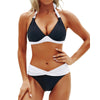 Flatterende Twee - Delige Bikini Set - ModeParisienne® Joyce | Flatterende Twee - Delige Bikini Set - Zwart Wit - S - Zarandi Amsterdam