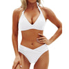 Flatterende Twee - Delige Bikini Set - ModeParisienne® Joyce | Flatterende Twee - Delige Bikini Set - Wit - S - Zarandi Amsterdam