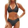 Flatterende Twee - Delige Bikini Set - ModeParisienne® Joyce | Flatterende Twee - Delige Bikini Set - Zwart en Wit Stip - S - Zarandi Amsterdam