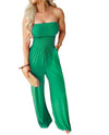 Elegante Off - Shoulder Zomer Jumpsuit voor Dames - ModeParisienne® Natasha – Elegante Off - Shoulder Zomer Jumpsuit voor Dames - Lichtgroen - S - Zarandi Amsterdam