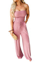 Elegante Off - Shoulder Zomer Jumpsuit voor Dames - ModeParisienne® Natasha – Elegante Off - Shoulder Zomer Jumpsuit voor Dames - Roze - S - Zarandi Amsterdam