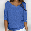 Glanzend Gebreid Top voor Dames - Elegantie en Comfort