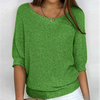 Glanzend Gebreid Top voor Dames - Elegantie en Comfort