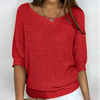 Glanzend Gebreid Top voor Dames - Elegantie en Comfort