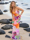 ModeParisienne® zomerjurk met bloemenprint en spaghettibandjes