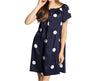 ModeParisienne® Sofira | Dames Zijde Nachtjapon met Pois