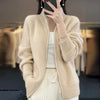 ModeParisienne® Elin | Cardigan di lana di lusso con zip