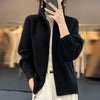 ModeParisienne® Elin | Cardigan di lana di lusso con zip