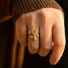 Spinning Sunflower Ring | Kalmerend Effect | 1+1 GRATIS - Sorandi.nl