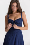 Carmen™ | Comfortabele Schoonheid-Geen-beugel-Print Bustier Sundress