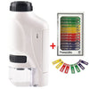 Microscopio portatile per bambini con zoom regolabile 60-120x | Insegna ai tuoi bambini a scoprire!