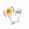 Spinning Sunflower Ring | Kalmerend Effect | 1+1 GRATIS - Sorandi.nl