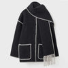 Natalie™️ | Elegante Warmte met Damesjas met Sjaal